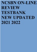 NCSBN ON-LINE REVIEW TESTBANK NEW UPDATED 2021 2022