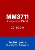 MNM3711 (Notes, ExamPACK, QuestionPACK, Tut201 Letters)