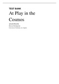 Astronomy AT PLAY IN THE COSMOS, Frank - Exam Preparation Test Bank (Downloadable Doc)