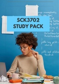 SCK3702 Study Pack