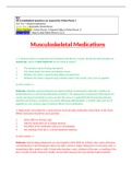 NURS 601 Pharm Musculoskeletal Medications