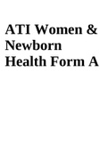 ATI Women & Newborn Health Form A