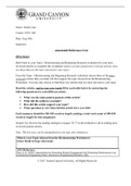Annotated Reference List completed Worksheet UNV104