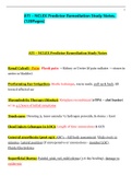 ATI – NCLEX Predictor Remediation Study Notes (2022)