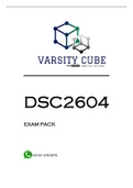 DSC2604 EXAM PACK 2022