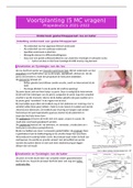 Samenvatting propedeutica: Voortplanting en onderzoek genitaalstelsel (3e Ba UA)