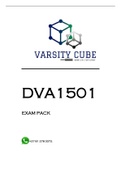 DVA1501 EXAM PACK 2022