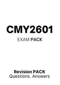 CMY2601 - MCQ + Answers (ExamPACK with Solutions) 2022