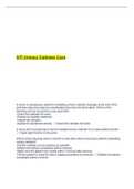 ATI Urinary Catheter Care