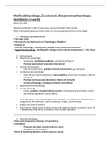 Summary Medical Physiology, vakcode: WBBY057-05
