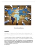 Essay Unit 5A - International Business  