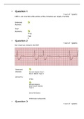 PRAC 6568 Week 4 Quiz; HEENT, Cardiac, and Pulmonary Procedures (100% Correct)