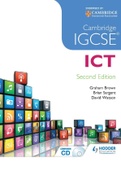 IGCSE ICT textbook 
