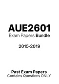 AUE2601 - Exam Questions PACK (2015-2019)