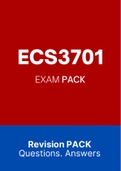 ECS3701 - EXAM PACK (2022)