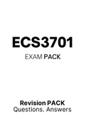 ECS3701 - EXAM PACK (2022)