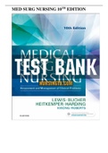 Test Bank Medical Surgical Nursing 10th Edition Latest 2022
