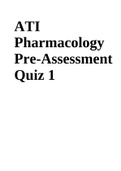 ATI Pharmacology Assessment 2019.