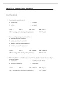 Essentials of Sociology, Giddens - Exam Preparation Test Bank (Downloadable Doc)