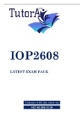 IOP2608 EXAM PACK 2022