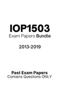 IOP1503 - Exam Prep. Questions (2013-2019)