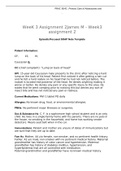 WeeK 3 Assignment 2James M - Week3 assignment 2