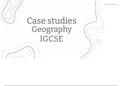 IGCSE/GCSE Geography all the CASE STUDIES you need