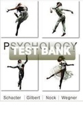 Test Bank for Psychology 4th Edition Daniel Schater
