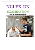 NCLEX Strategy Questions With Answers Rationales/med surgical ,pharmacology