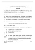 Modern Portfolio Theory and Investment Analysis, Elton - Exam Preparation Test Bank (Downloadable Doc)