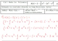Ejercicios de polinomios resueltos - 2