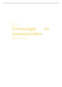 Samenvatting  Criminologie En Mensenrechten (C08C8a)