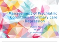 NR 566 Week 7 Assignment; Management of Psychiatric Conditions in Primary Care (Collection of 6 Versions)
