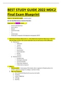 BEST STUDY GUIDE 2022 MDC2 Final Exam Blueprint