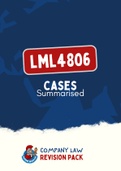 LML4806 - Summarised Cases (Bundle)