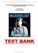 | Complete Guide| Test Bank for Microbiology The Human Experience (Second Edition) By John W. Foster Zarrintaj Aliabadi Joan L. Slonczewski | Complete Guide|