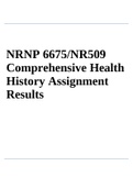 NRNP 6675 Midterm Study Guide 2022/2023 | NRNP 6675 Week 11 Fall Final Exam 2022 | NURS 6675 Mid Term Exam / NRNP-6675 2022 Midterm Exam Week 6 | NRNP 6675-15 / NRNP 6675 Midterm Exam 2022 100% Verified Graded A+ And NRNP 6675 Comprehensive Health History