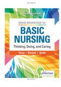 Test Bank for Davis Advantage Basic Nursing: Thinking, Doing, and Caring 3rd Edition Treas Wilkinson ISBN-13: 9781719642071 |COMPLETE TEST BANK | Guide A+.