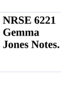 NRSE 6221 Gemma Jones Notes.