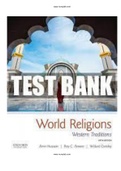 World Religions Western Traditions 5th Edition Hussain Test Bank ISBN-13: 9780190877064  |COMPLETE TEST BANK |Guide A+.