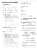 Resumen tipo formulario de ecuaciones diferenciales ordinarias 1, con formularios previos de precálculo y cálculo en una variable.