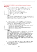 Test Bank NURS 2900 Infection Questions and Answers Rationale,100% CORRECT