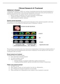 Translational Neuroscience (MED-MIN16 ) Clinical Research & Treatment summary 