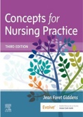 Jean Foret Giddens TEST BANK For Concepts for Nursing Practice 3rd Edition