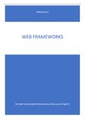 Samenvatting Web Frameworks