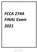 FCCA 274 A FINAL EXAM 2021 LATEST AND GRADED A+.pdf