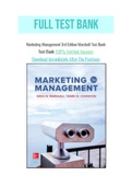 Marketing Management 3rd Edition Marshall Test Bank