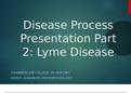 Disease Process Presentation Part 2: Lyme Disease