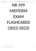 NR 599 midterm exam flashcards (2022-2023)