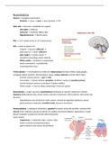 Summary  Exam 1 Translational Neuroscience (Med-Min16)